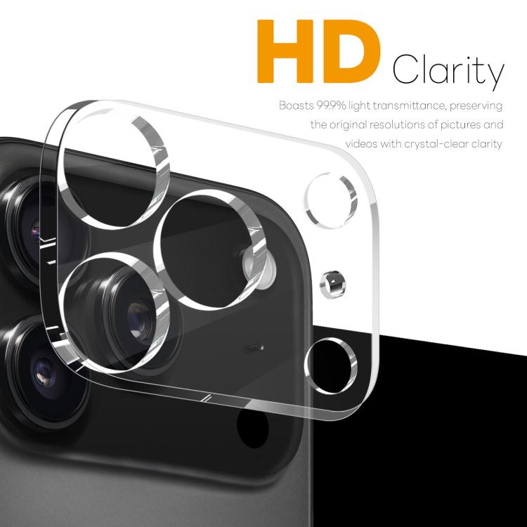 For iPhone 17 Pro Max 2pcs NORTHJO Camera Lens Protector 3D HD Tempered Glass Film - Clear