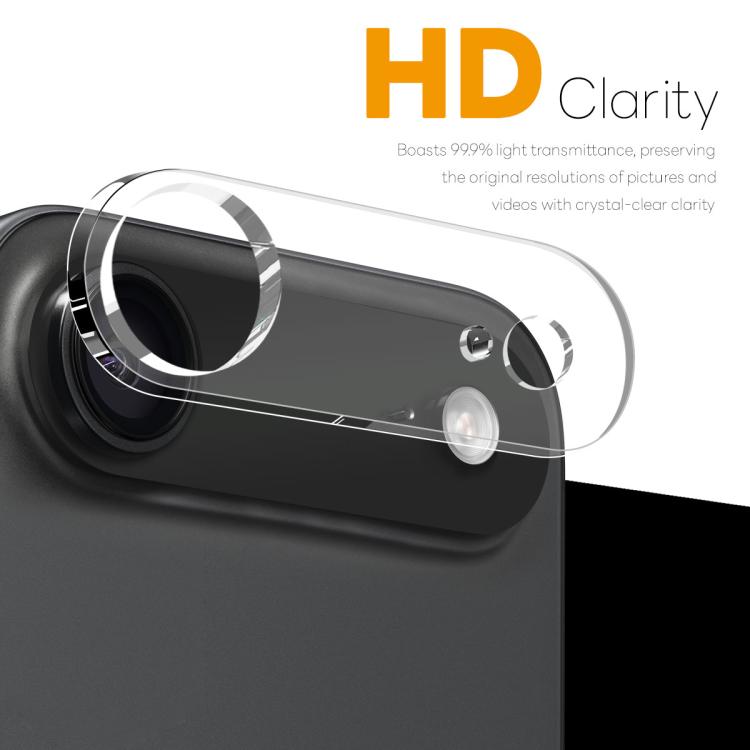 For iPhone Air 2pcs NORTHJO Camera Lens Protector 3D HD Tempered Glass Film - Clear