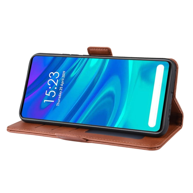 Double Buckle Wallet Stand Leather Cell Phone Case for P SMART Zï¼Œwith Wallet & Holder & Card Slots