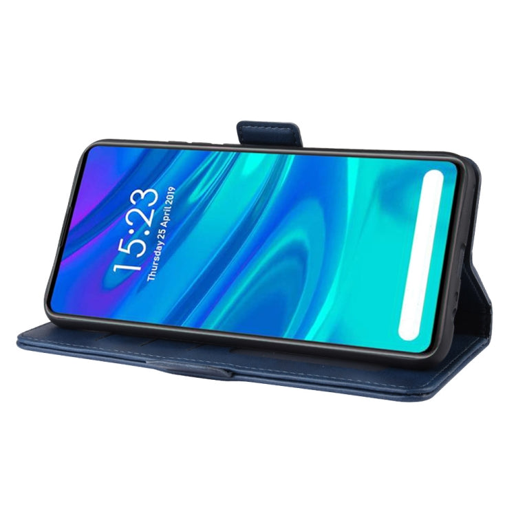 Double Buckle Wallet Stand Leather Cell Phone Case for P SMART Zï¼Œwith Wallet & Holder & Card Slots