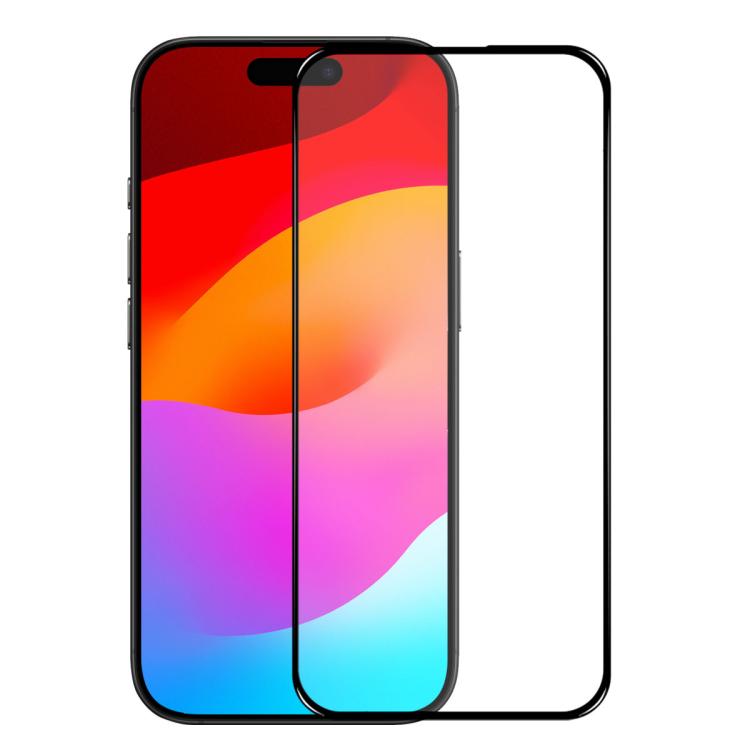 For iPhone 17 2pcs NORTHJO A++ 0.3mm Screen Full Glue Silk Printing Tempered Glass Film