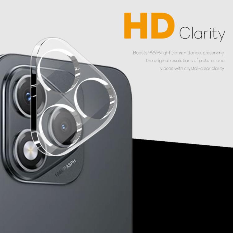 For Honor 400 Lite Global 2pcs NORTHJO Camera Lens Protector 3D HD Tempered Glass Film - Clear