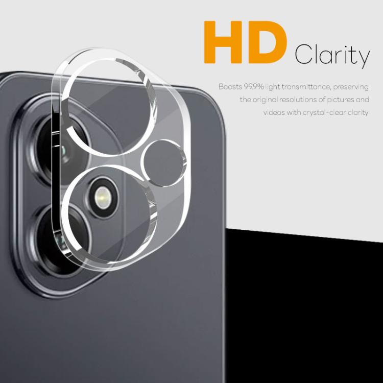 For Honor 400 Global 156.5mm 2pcs NORTHJO Camera Lens Protector 3D HD Tempered Glass Film - Clear