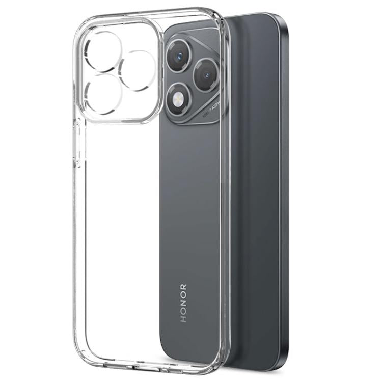 For Honor 400 Lite Global NORTHJO 2 in 1 TPU Phone Case Screen Protector Tempered Glass Film - Clear