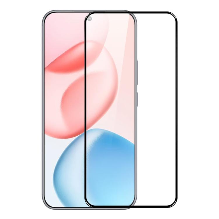 For Honor 400 Global 156.5mm NORTHJO A++ Screen Protector Full Glue Silk Printing Tempered Glass Film - Black