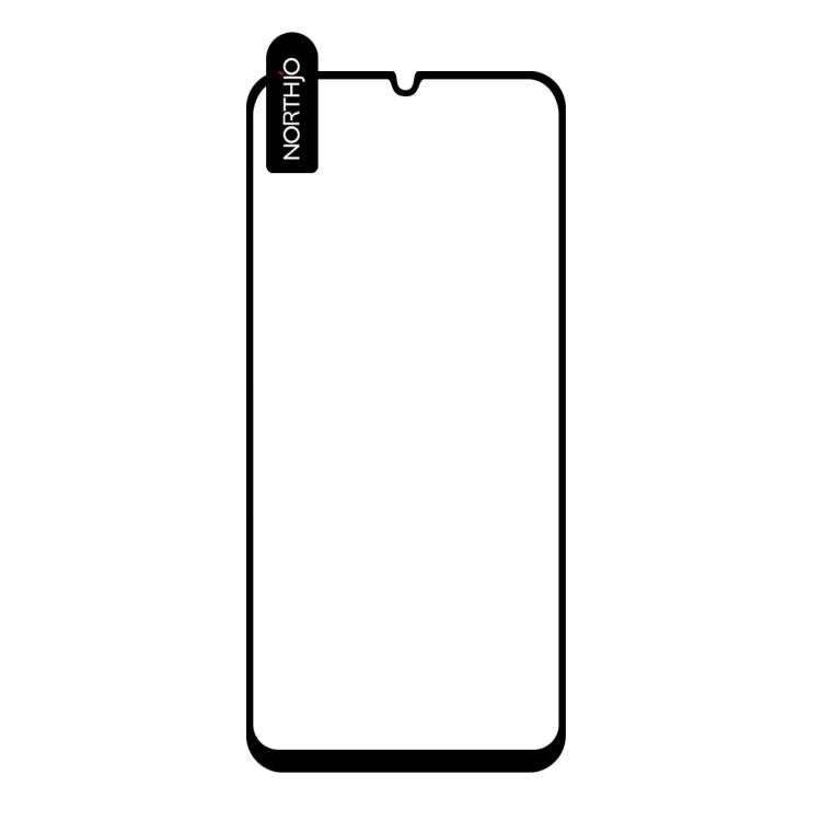 For Samsung Galaxy A27 5G 2pcs NORTHJO A++ Screen Full Glue Silk Printing Tempered Glass Film
