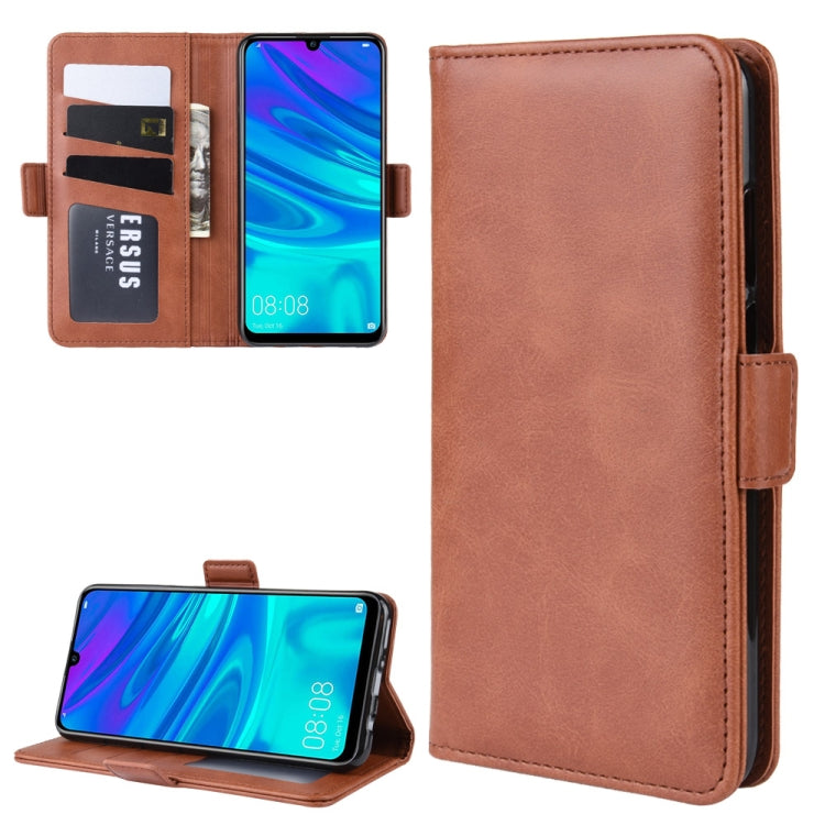 Double Buckle Wallet Stand Leather Cell Phone Case for Huawei P30 LITEï¼Œwith Wallet & Holder & Card Slots