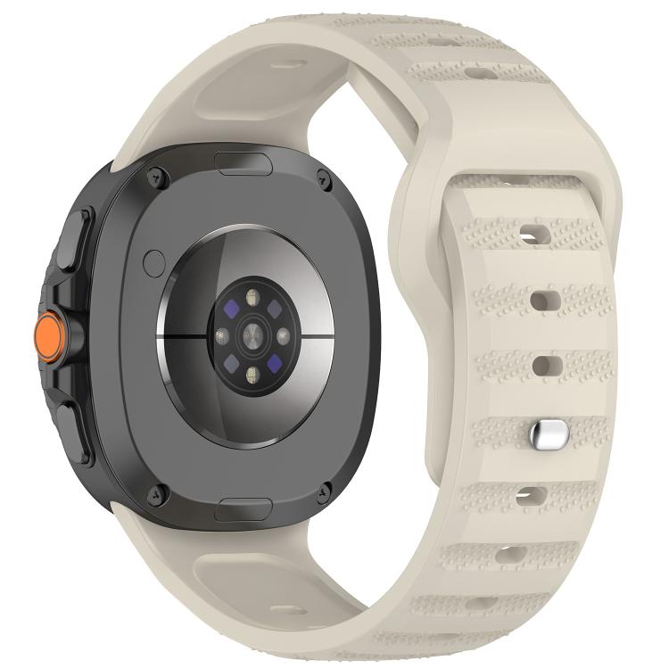 For Samsung Galaxy Watch8 / Watch8 Classic Dot Pattern Release Buckle Silicone Watch Band