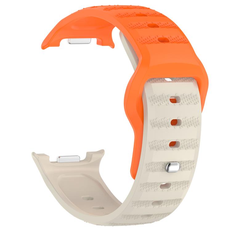 For Samsung Galaxy Watch8 / Watch8 Classic Dot Pattern Release Buckle Silicone Watch Band