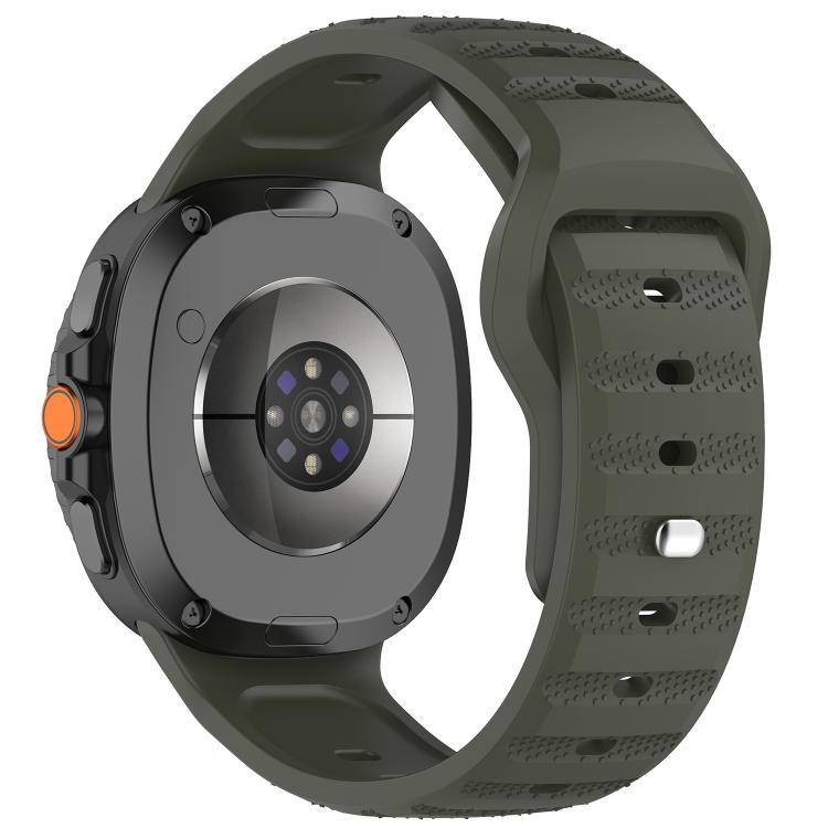 For Samsung Galaxy Watch8 / Watch8 Classic Dot Pattern Release Buckle Silicone Watch Band