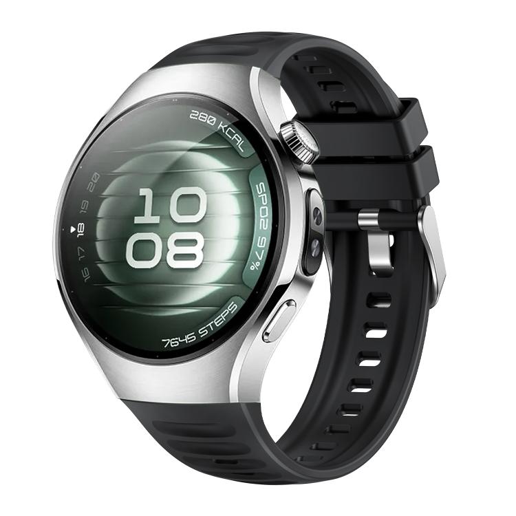 For Huawei Watch 5 42mm Corrugated Silicone Watch Band