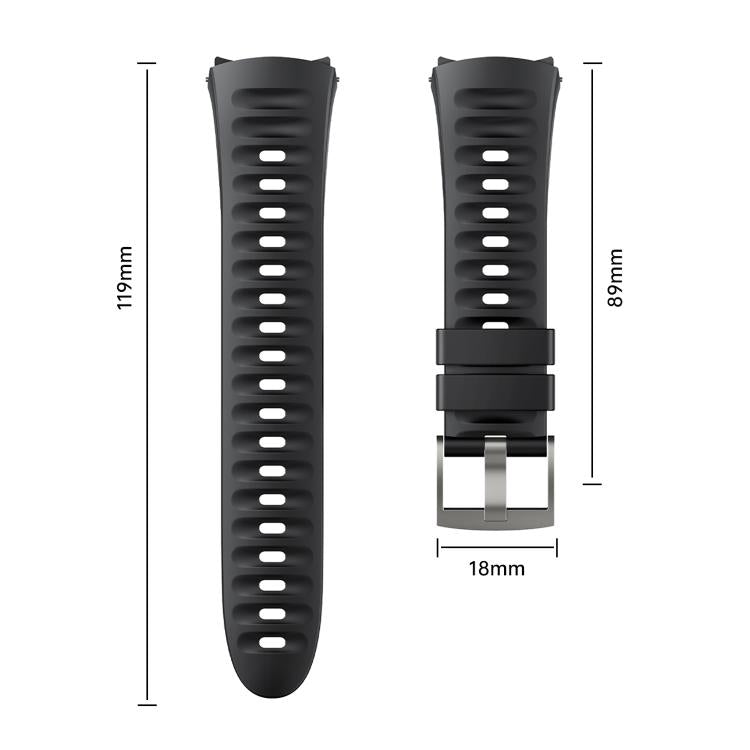 For Huawei Watch 5 42mm Corrugated Silicone Watch Band