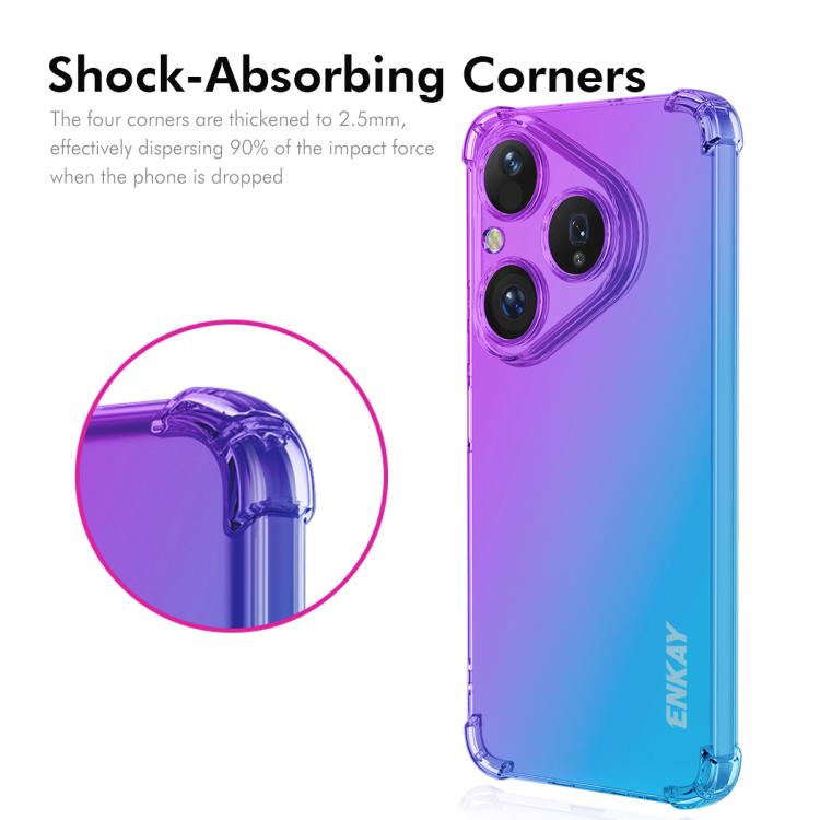 For Huawei Pura 80 ENKAY Hat-Prince Gradient Airbag TPU Phone Case