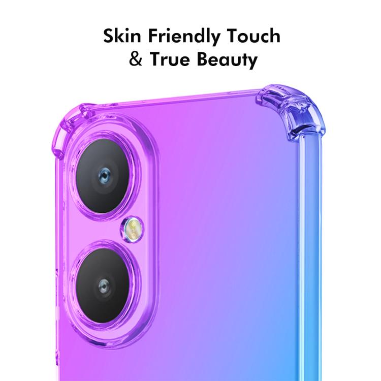 For Huawei Enjoy 80 / Nova Y73 ENKAY Hat-Prince Gradient Airbag TPU Phone Case
