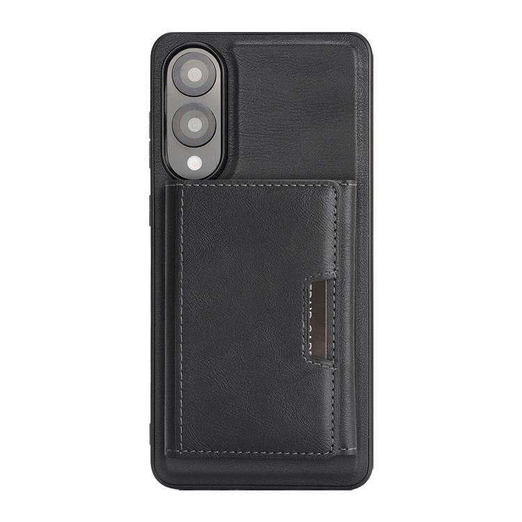 For Samsung Galaxy S25 Edge 5G Kalebol Strong Magnetic MagSafe Tri-Fold Wallet Leather Phone Case