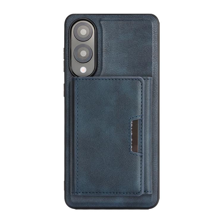 For Samsung Galaxy S25 Edge 5G Kalebol Strong Magnetic MagSafe Tri-Fold Wallet Leather Phone Case