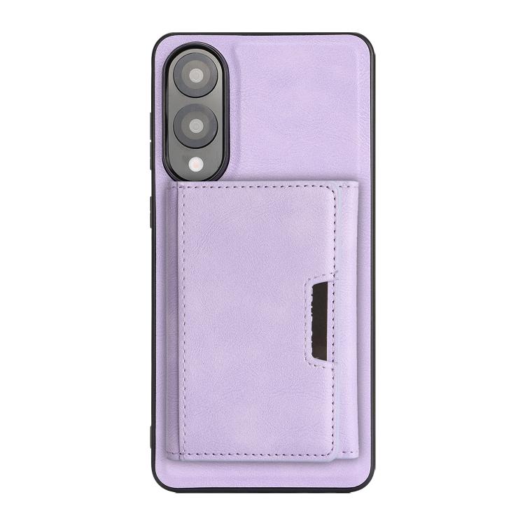 For Samsung Galaxy S25 Edge 5G Kalebol Strong Magnetic MagSafe Tri-Fold Wallet Leather Phone Case