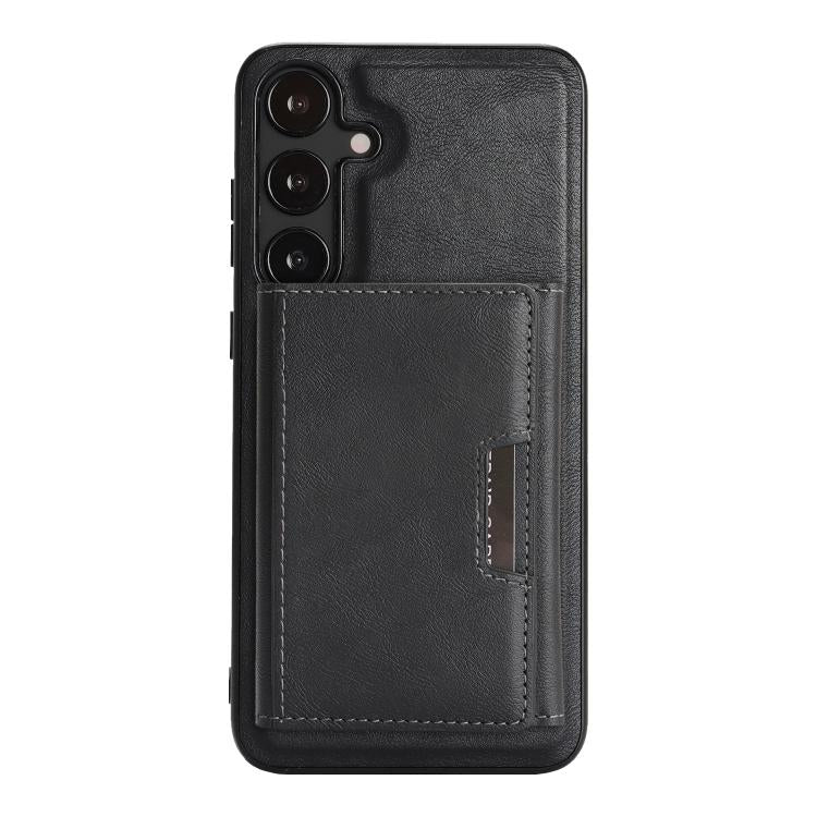 For Samsung Galaxy S23+ 5G Kalebol Strong Magnetic MagSafe Tri-Fold Wallet Leather Phone Case
