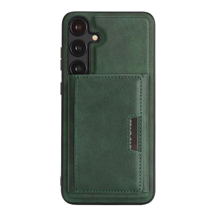 For Samsung Galaxy S23+ 5G Kalebol Strong Magnetic MagSafe Tri-Fold Wallet Leather Phone Case