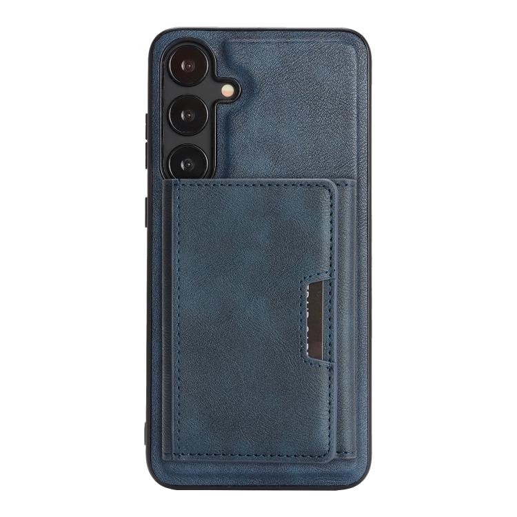 For Samsung Galaxy S23 5G Kalebol Strong Magnetic MagSafe Tri-Fold Wallet Leather Phone Case
