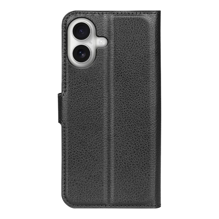 For iPhone 17 Litchi Texture Horizontal Flip Leather Phone Case with Holder