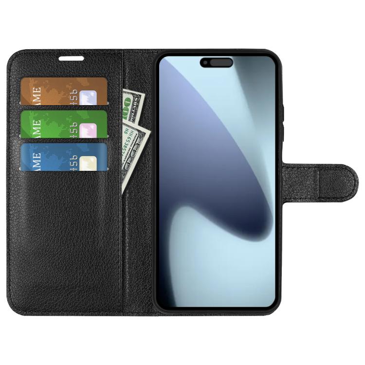 For iPhone 17 Litchi Texture Horizontal Flip Leather Phone Case with Holder