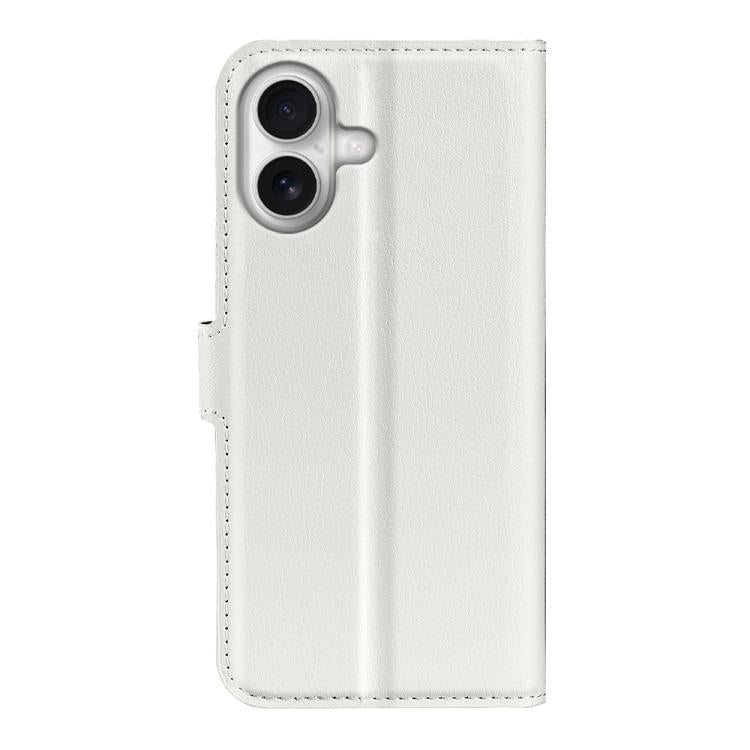 For iPhone 17 Litchi Texture Horizontal Flip Leather Phone Case with Holder