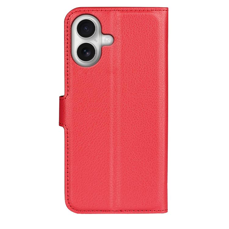 For iPhone 17 Litchi Texture Horizontal Flip Leather Phone Case with Holder