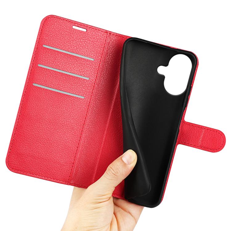 For iPhone 17 Litchi Texture Horizontal Flip Leather Phone Case with Holder