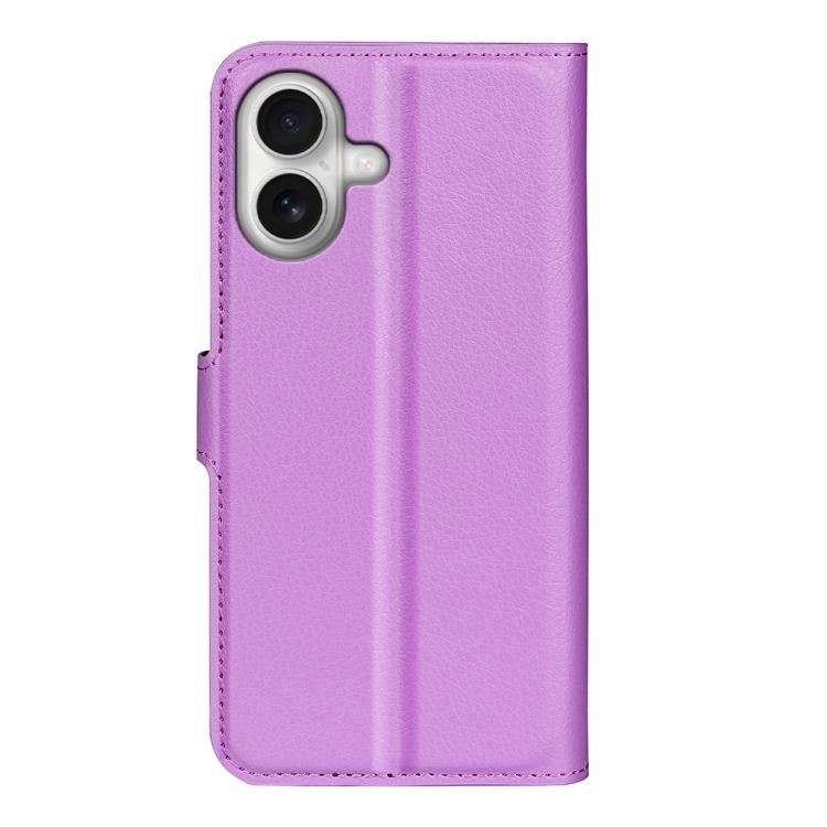 For iPhone 17 Litchi Texture Horizontal Flip Leather Phone Case with Holder