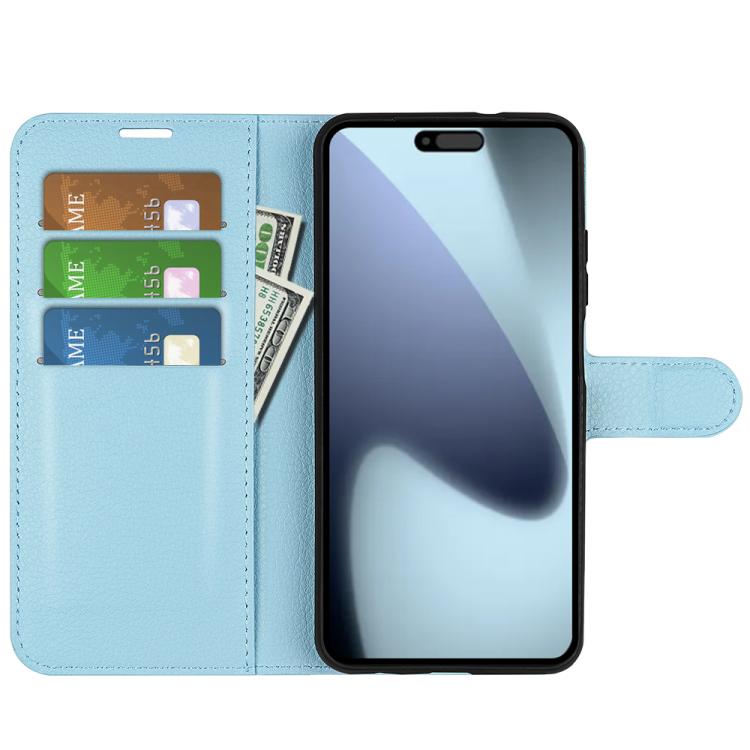 For iPhone 17 Litchi Texture Horizontal Flip Leather Phone Case with Holder