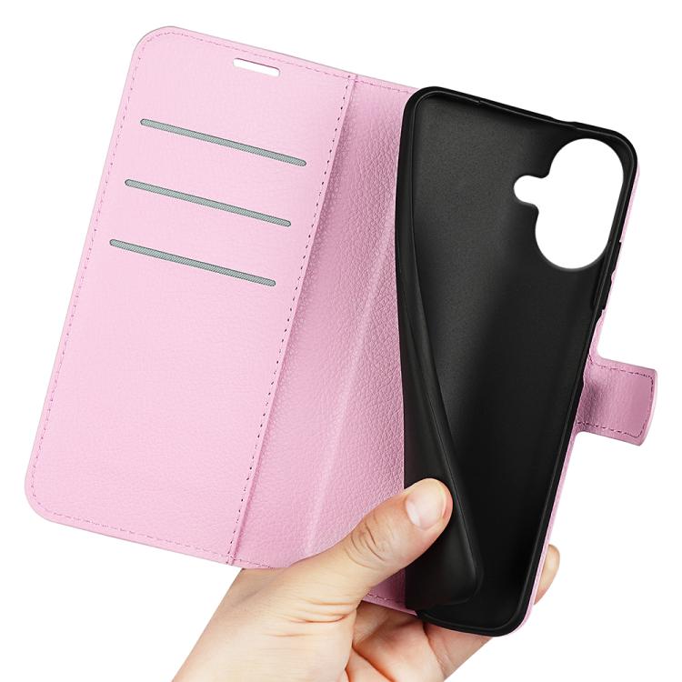For iPhone 17 Litchi Texture Horizontal Flip Leather Phone Case with Holder