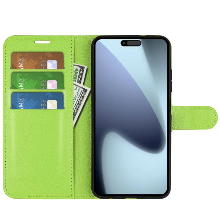 For iPhone 17 Litchi Texture Horizontal Flip Leather Phone Case with Holder
