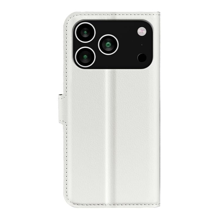 For iPhone 17 Pro Litchi Texture Horizontal Flip Leather Phone Case with Holder