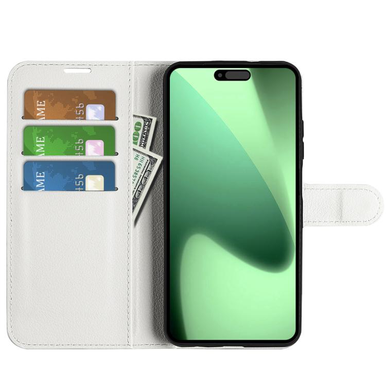 For iPhone 17 Pro Litchi Texture Horizontal Flip Leather Phone Case with Holder