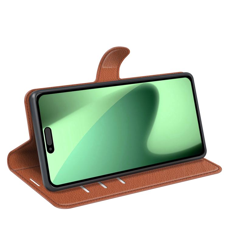 For iPhone 17 Pro Litchi Texture Horizontal Flip Leather Phone Case with Holder