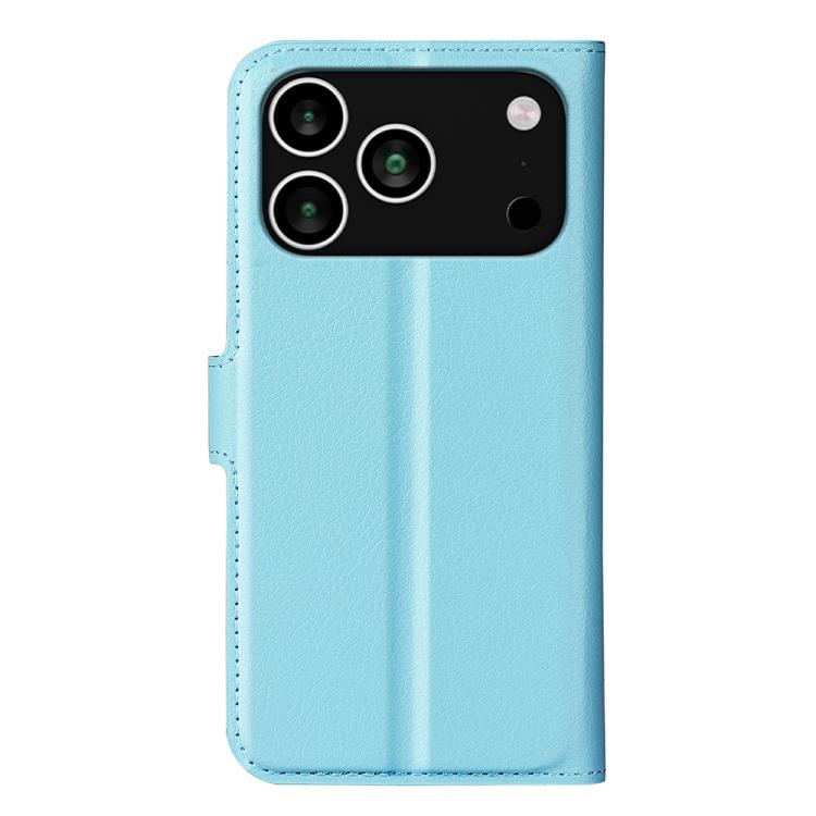For iPhone 17 Pro Litchi Texture Horizontal Flip Leather Phone Case with Holder