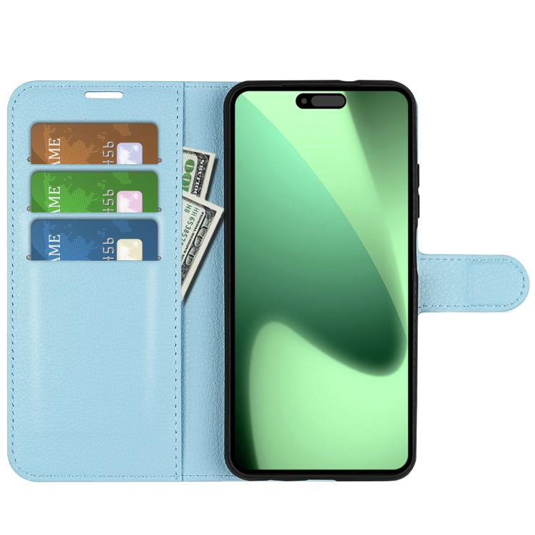 For iPhone 17 Pro Litchi Texture Horizontal Flip Leather Phone Case with Holder