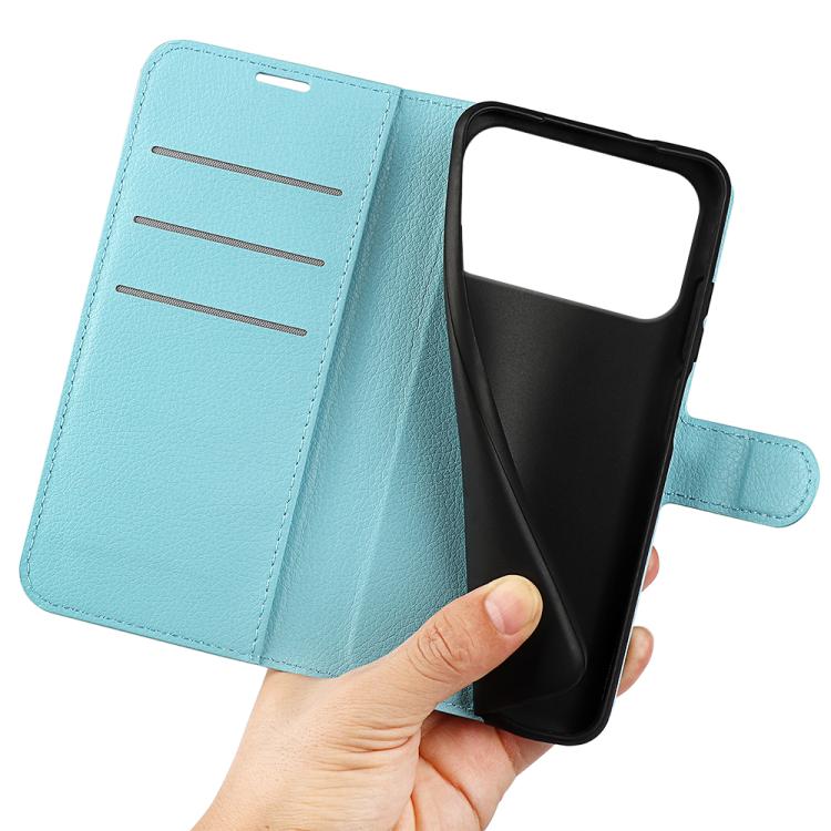 For iPhone 17 Pro Litchi Texture Horizontal Flip Leather Phone Case with Holder