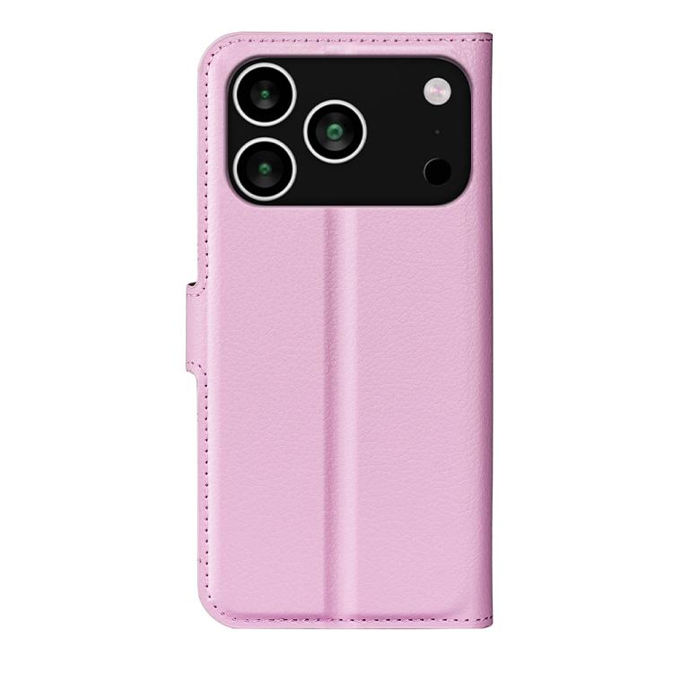 For iPhone 17 Pro Litchi Texture Horizontal Flip Leather Phone Case with Holder