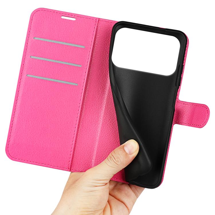 For iPhone 17 Pro Litchi Texture Horizontal Flip Leather Phone Case with Holder