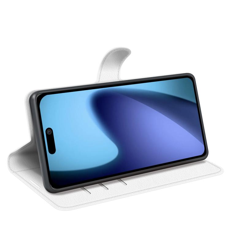 For iPhone Air Litchi Texture Horizontal Flip Leather Phone Case with Holder