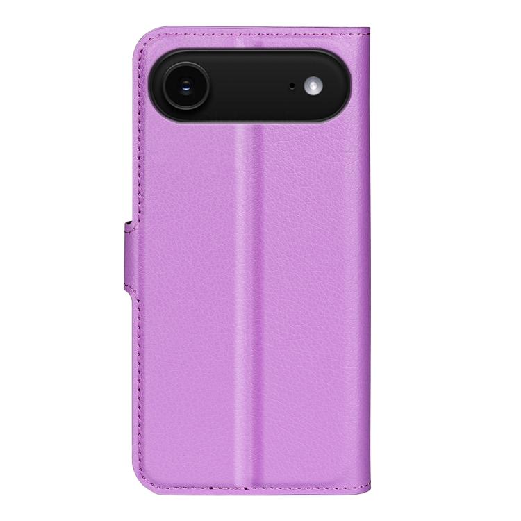For iPhone Air Litchi Texture Horizontal Flip Leather Phone Case with Holder