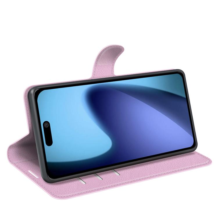 For iPhone Air Litchi Texture Horizontal Flip Leather Phone Case with Holder