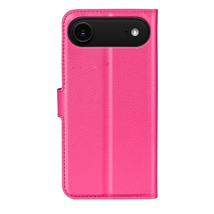For iPhone Air Litchi Texture Horizontal Flip Leather Phone Case with Holder