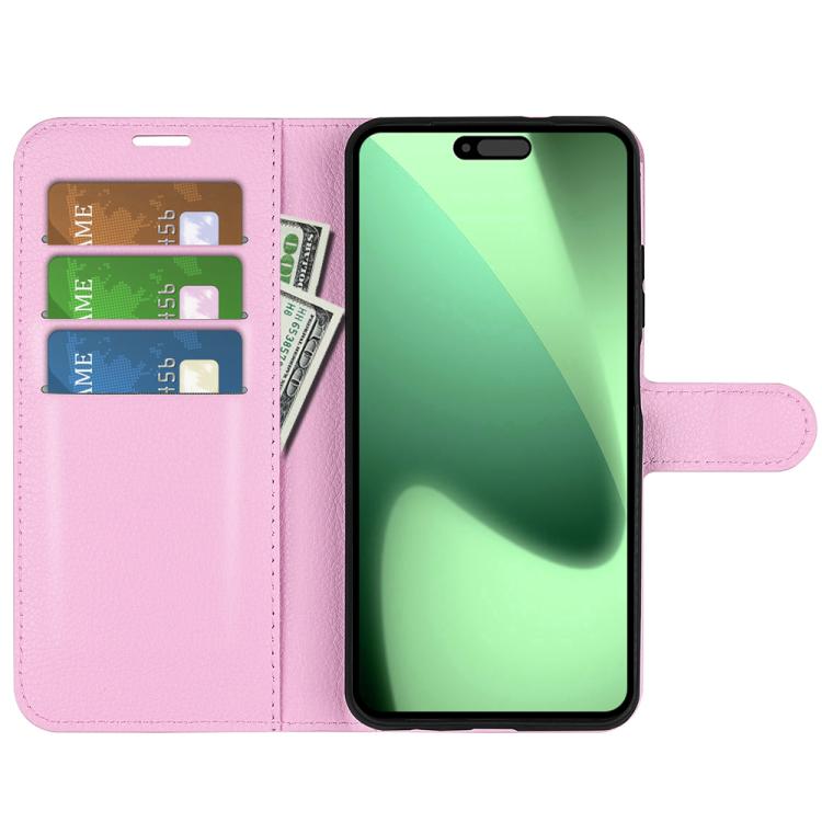 For iPhone 17 Pro Max Litchi Texture Horizontal Flip Leather Phone Case with Holder