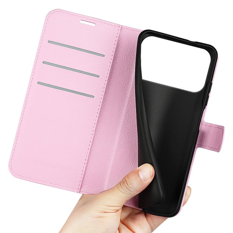 For iPhone 17 Pro Max Litchi Texture Horizontal Flip Leather Phone Case with Holder