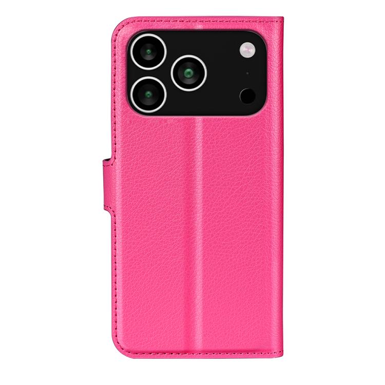 For iPhone 17 Pro Max Litchi Texture Horizontal Flip Leather Phone Case with Holder