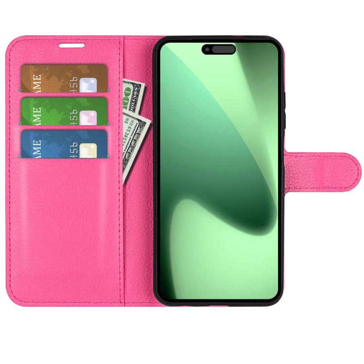 For iPhone 17 Pro Max Litchi Texture Horizontal Flip Leather Phone Case with Holder