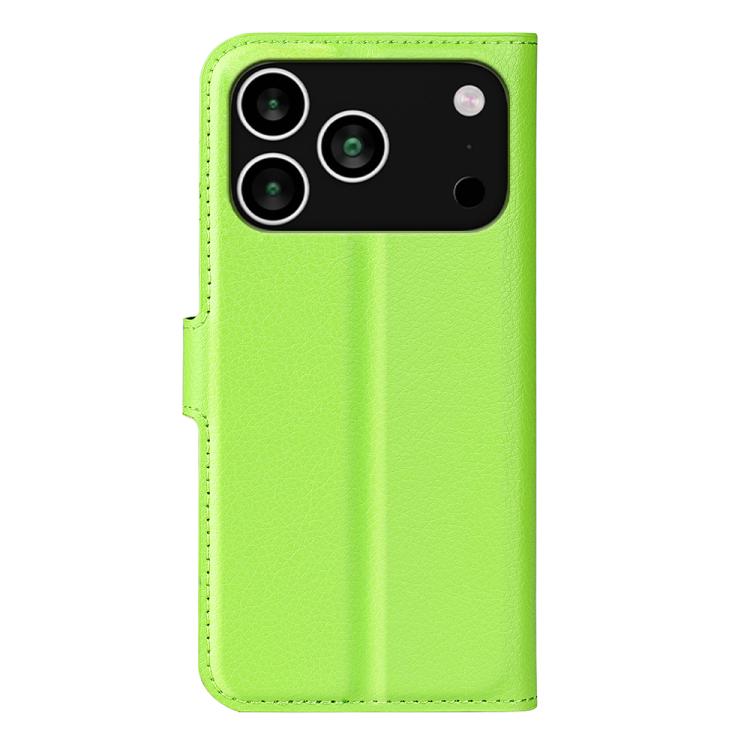 For iPhone 17 Pro Max Litchi Texture Horizontal Flip Leather Phone Case with Holder